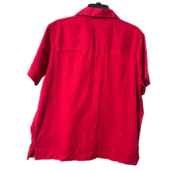 Bobby Brooks Vtg 90's Y2K Red Shirt - Picture 5 of 5